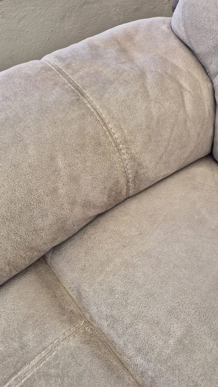 DFS Stone/Pepper power recliners (possibly Emery/Ryder)