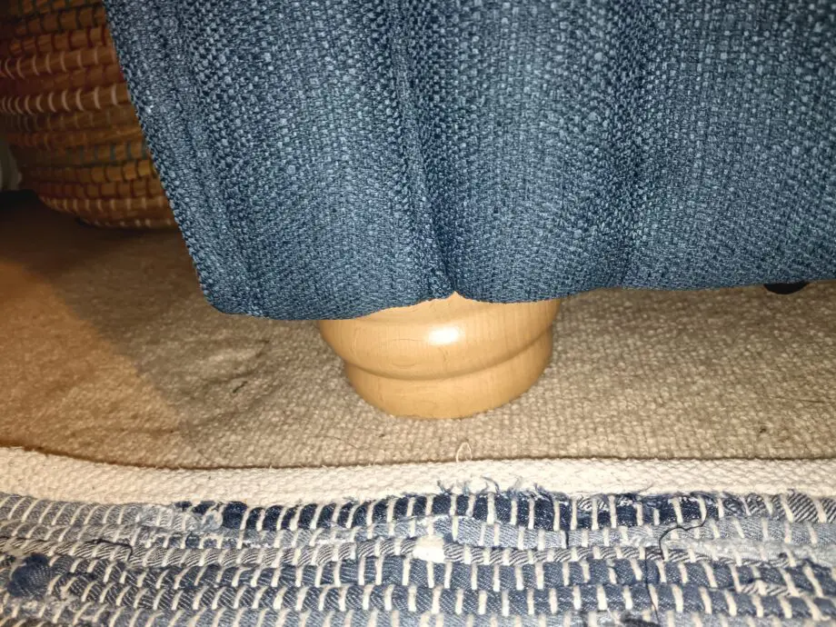 DFS Belair dark blue 2 seater sofabed excellent condition