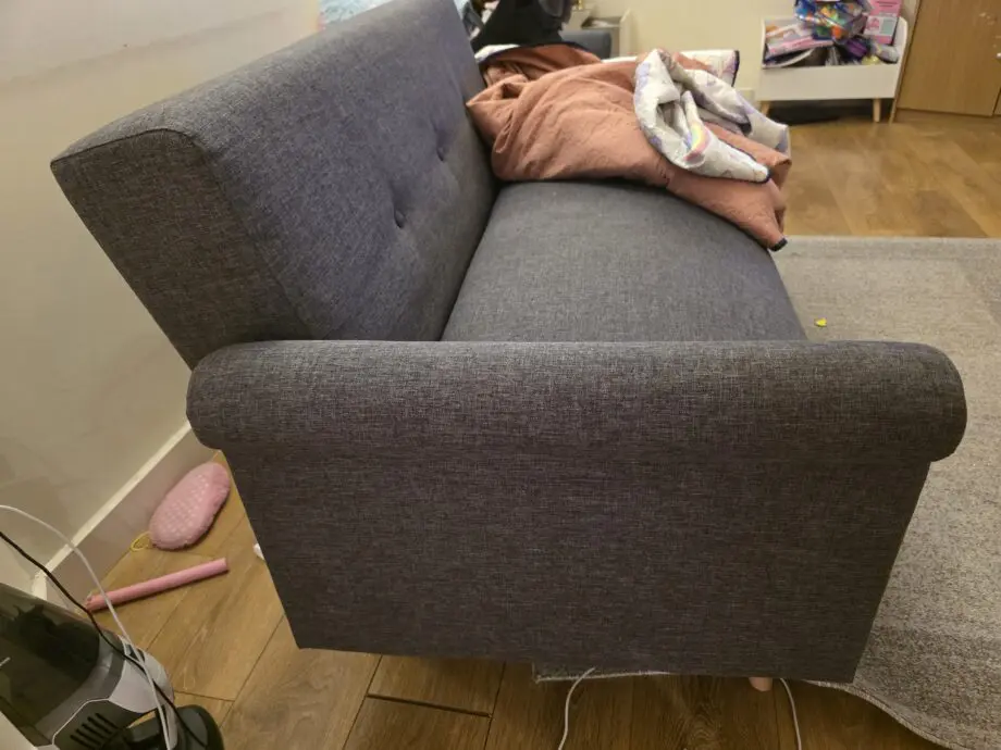 Argos Home Evie Fabric 2 Seater Sofa in a Box - Charcoal