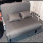 Grey double reclining brand new sofa bed