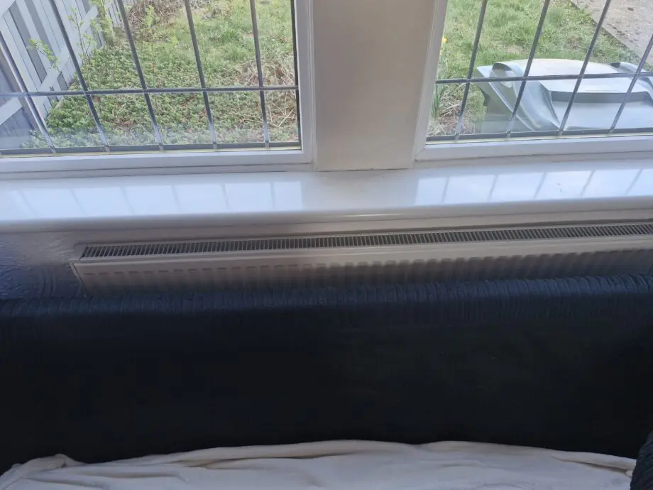2+3 seater fabric black sofa's