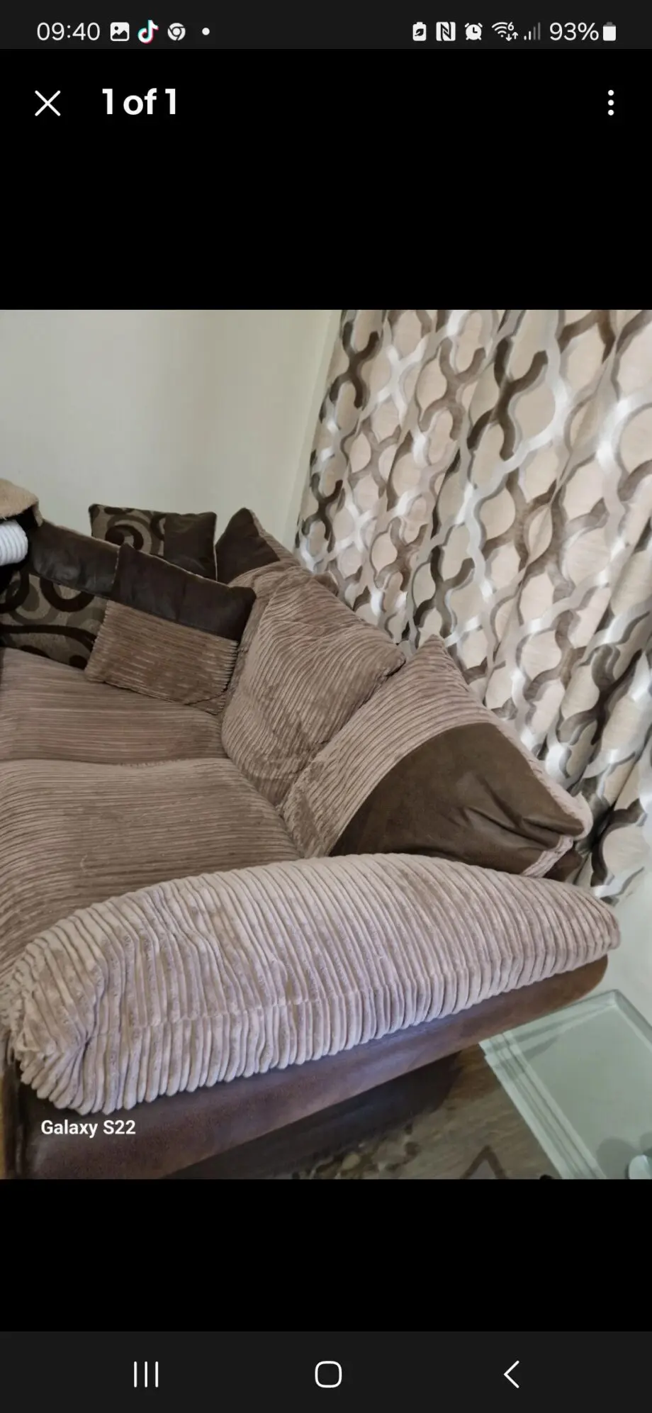 Dfs coffee colour sofas