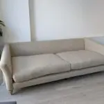 Brioche Sofa Beige Three seater