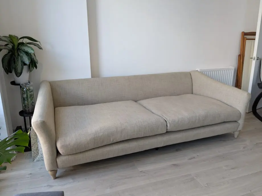 Brioche Sofa Beige Three seater