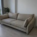 Brioche Sofa Beige Three seater