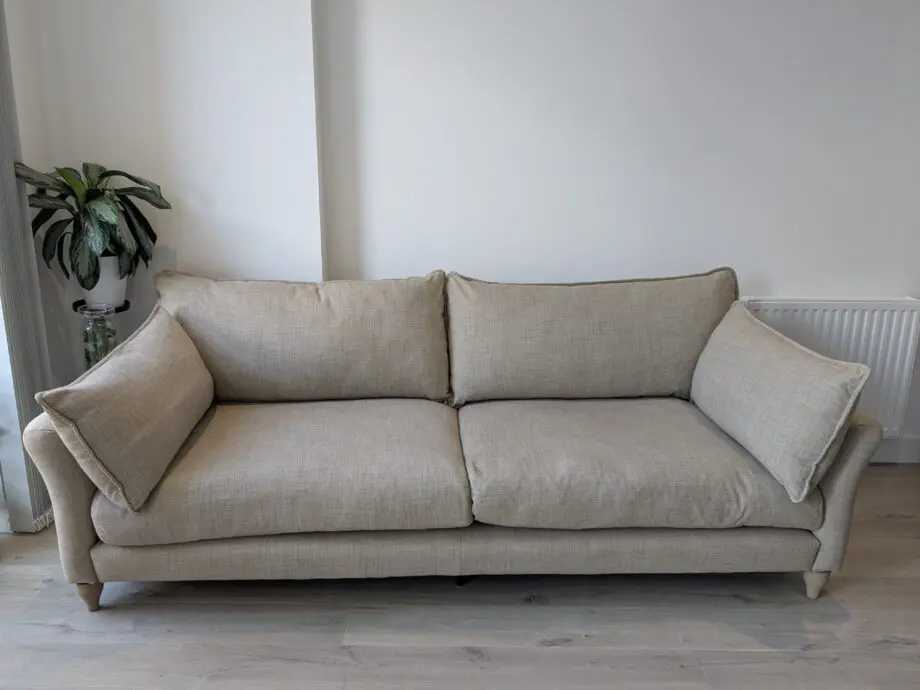 Brioche Sofa Beige Three seater