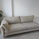 Brioche Sofa Beige Three seater