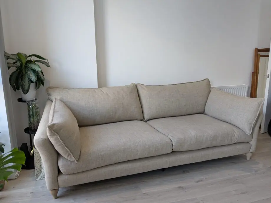 Brioche Sofa Beige Three seater
