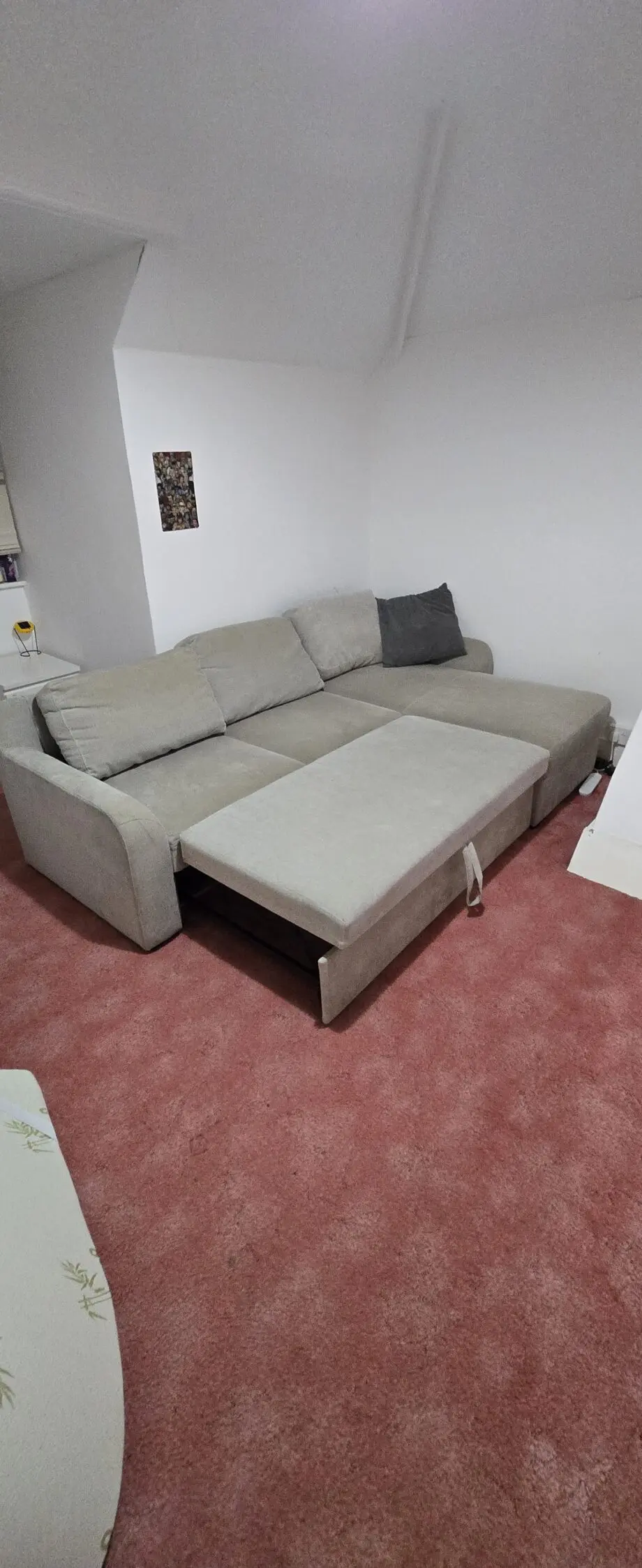 Left hand sofa bed couch