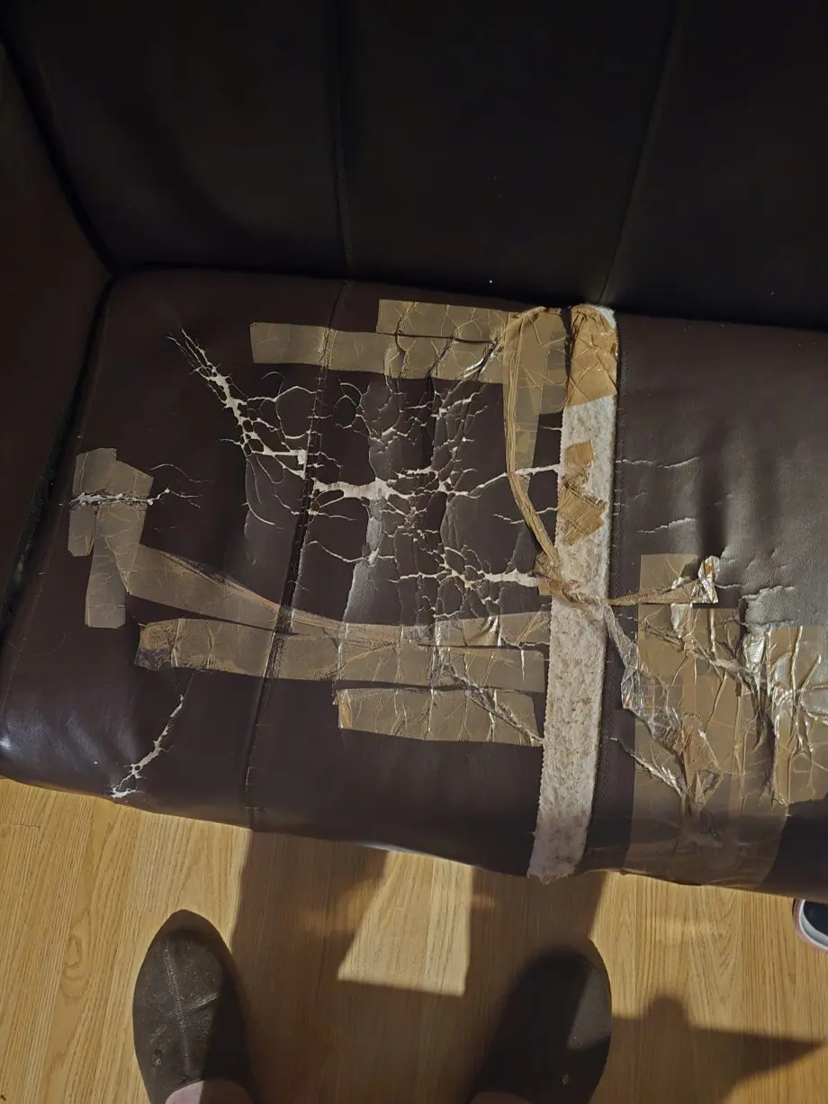 Brown sofa for use for totally free