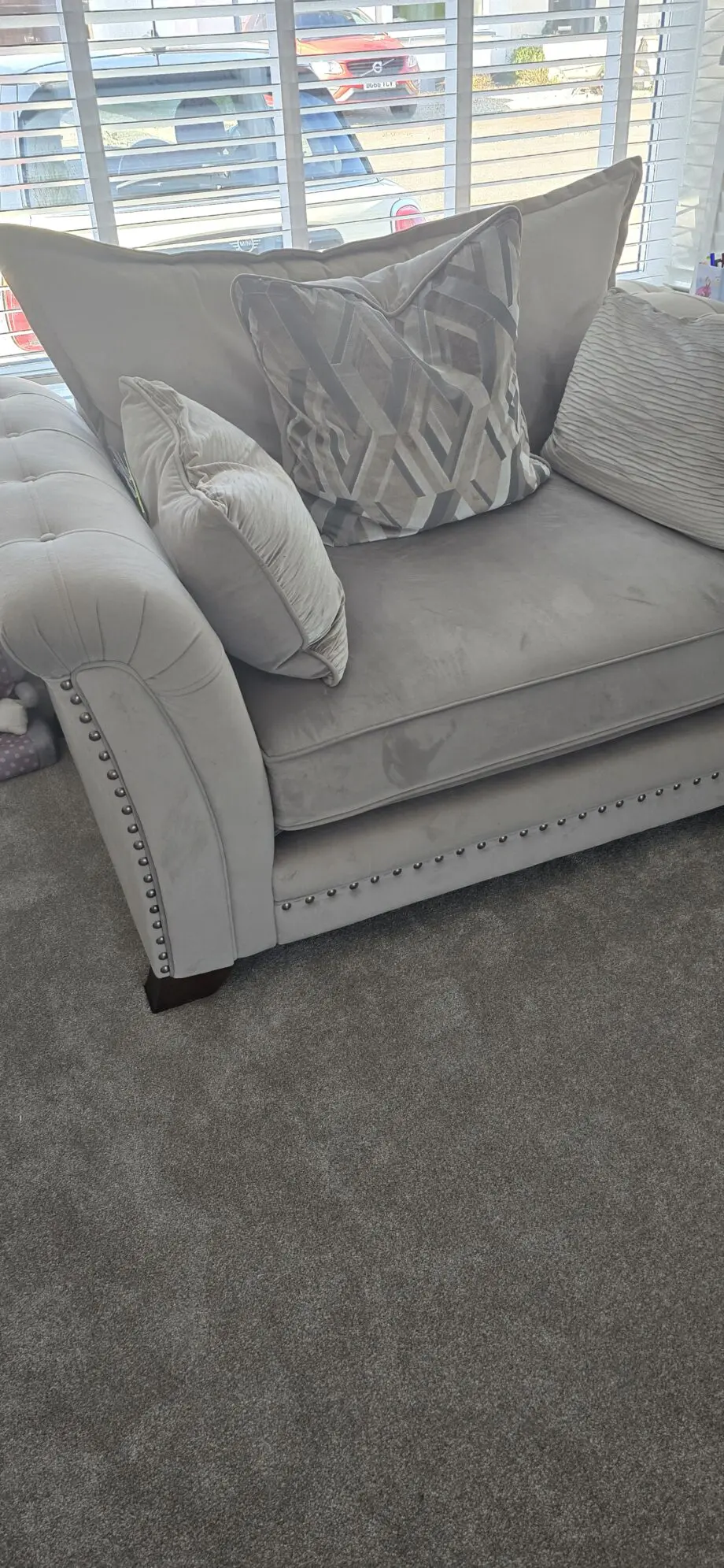 Designer rooms 2 seater cuddle and 3 seater couch
