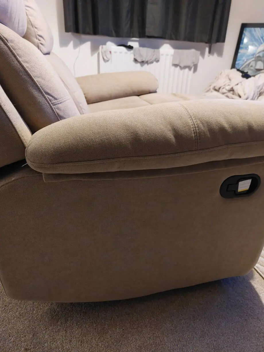 Argos beige 2 seater recliner