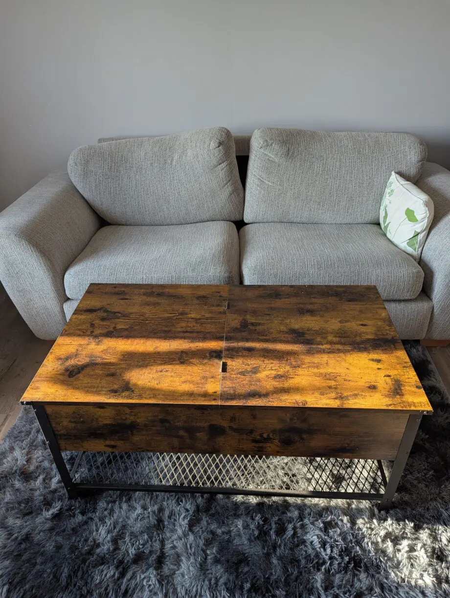 Modern Off White Three Seater Sofa Big Enough for One Adult to Sleep