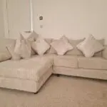 SCS-Cream left hand corner sofa