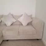 SCS-Cream left hand corner sofa