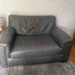 Large DFS grey corner sofa