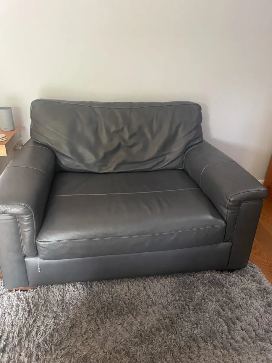 Large DFS grey corner sofa