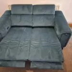 DFS Trip PowerPoint recliner, teal, 2 seater and chair