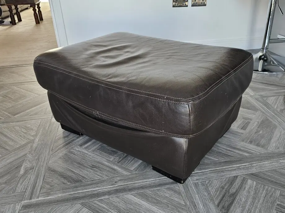 Land of Leather - Black/Brown - 4-Piece Sofa Set