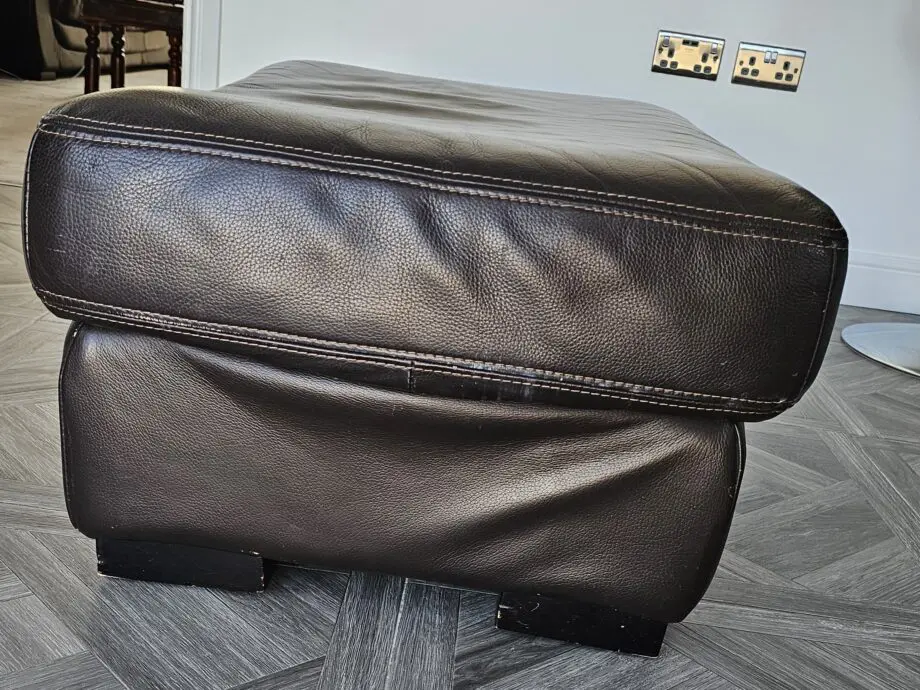 Land of Leather - Black/Brown - 4-Piece Sofa Set