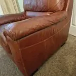 Italian Leather Tan Sofa set