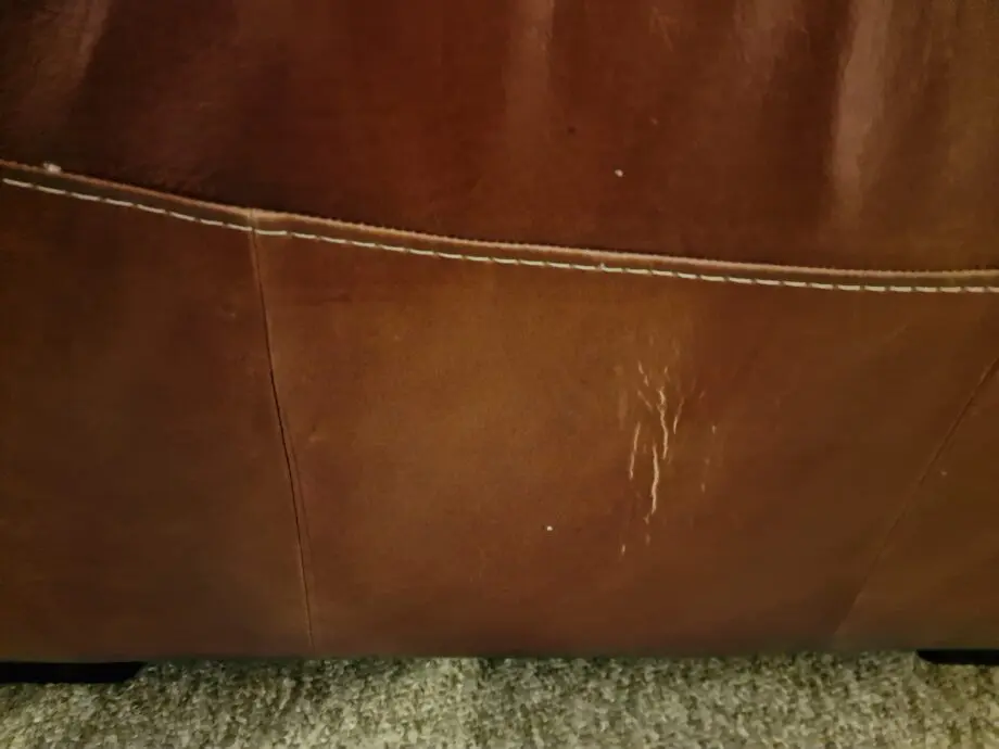 Italian Leather Tan Sofa set