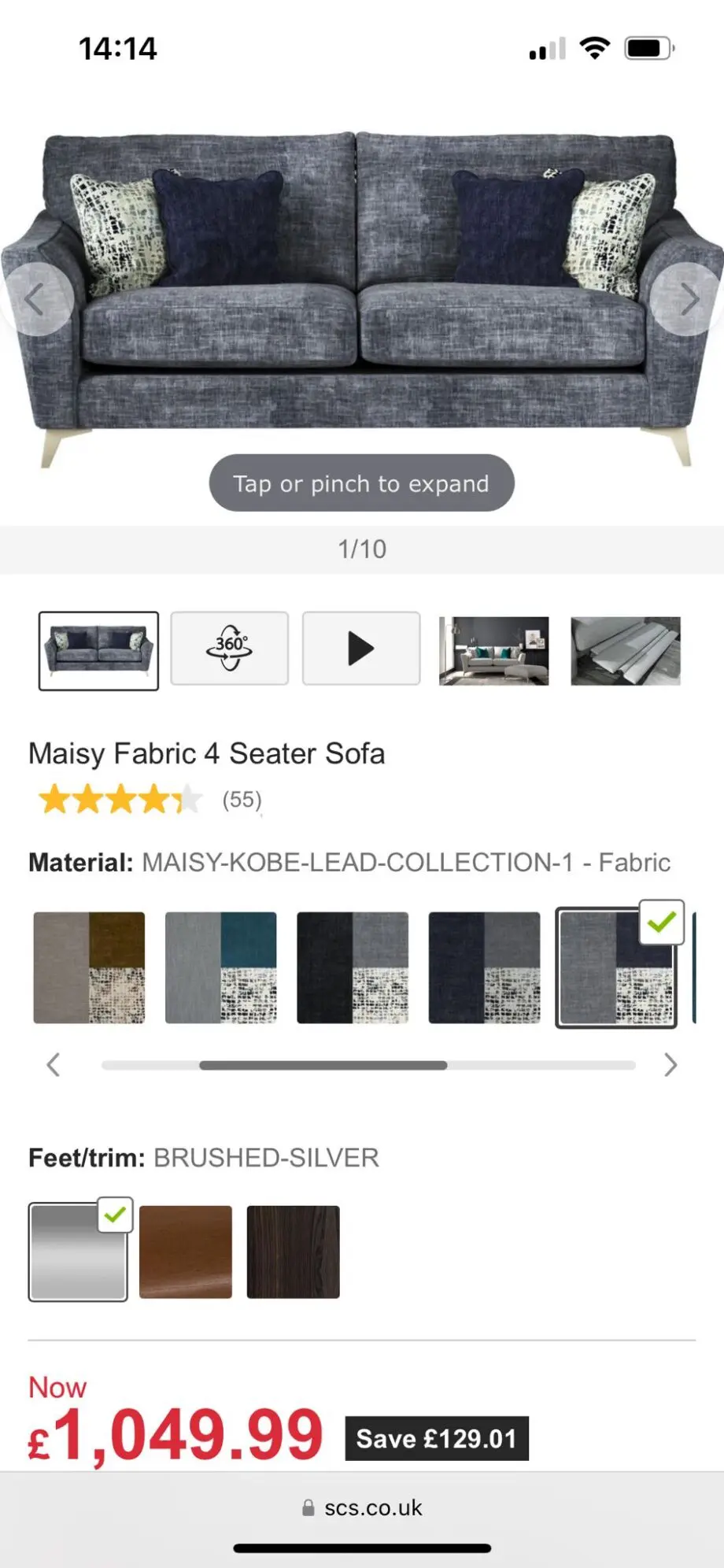 BRAND NEW 4 seater Maisy SCS