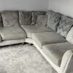 DFS Lawire Corner Sofa Silver