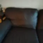 Leather 2 Seater Sofa Brown
