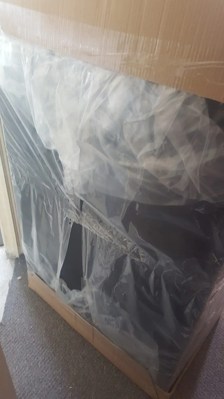 Brand new light grey 2 seater sofa from The Furnishing Shop (TFS)