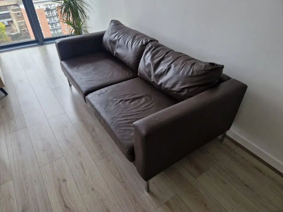 Brown Leather Sofa for Sale