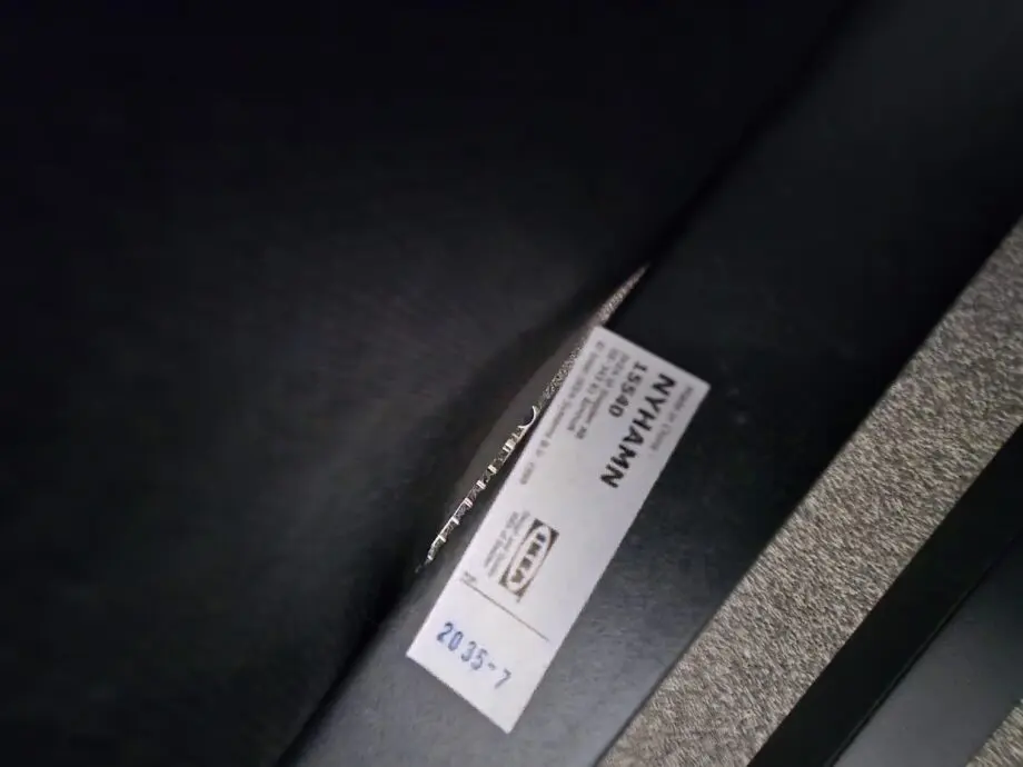 Ikea NYHAMN 3-seat sofa-bed, with pocket spring mattress