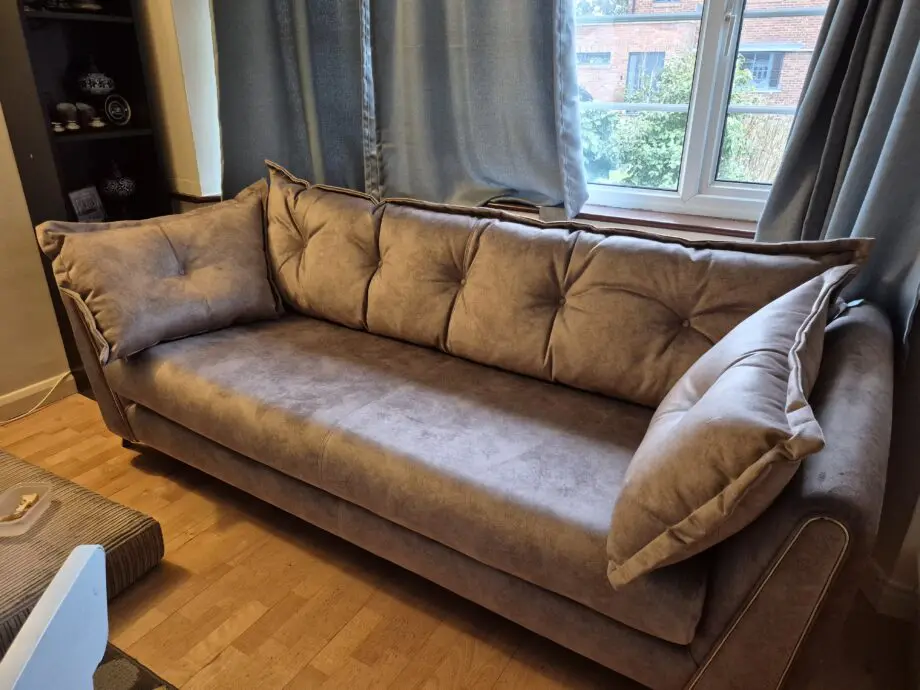 DFS 4 Seater Everleigh Sofa in Chocolate Brown