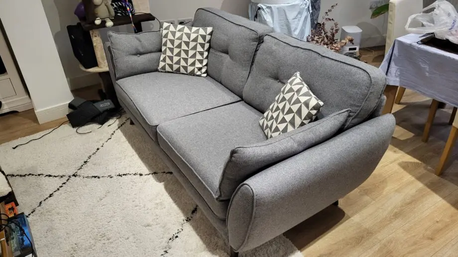 French Connection x DFS Zinc 3 Seater Sofa