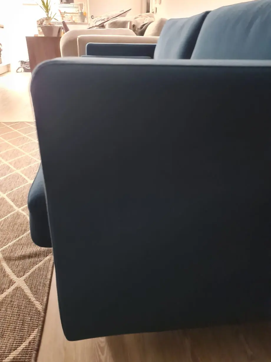 Brand New Henrietta Large 3-Seater Sofa, Teal Velvet