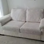 DFS 2 seater cream sofa bed