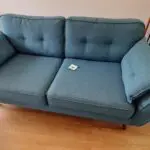 French Connection x DFS Zinc Teal 3 Seater Sofa