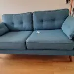 French Connection x DFS Zinc Teal 3 Seater Sofa