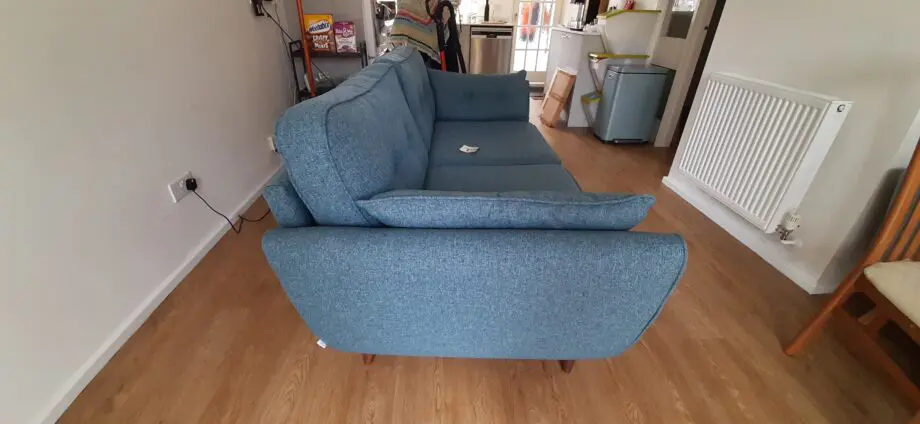 French Connection x DFS Zinc Teal 3 Seater Sofa