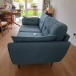 French Connection x DFS Zinc Teal 3 Seater Sofa