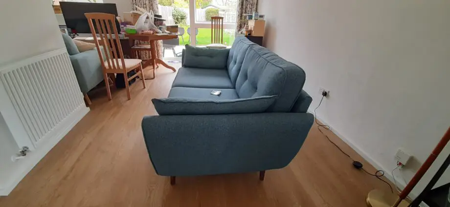 French Connection x DFS Zinc Teal 3 Seater Sofa