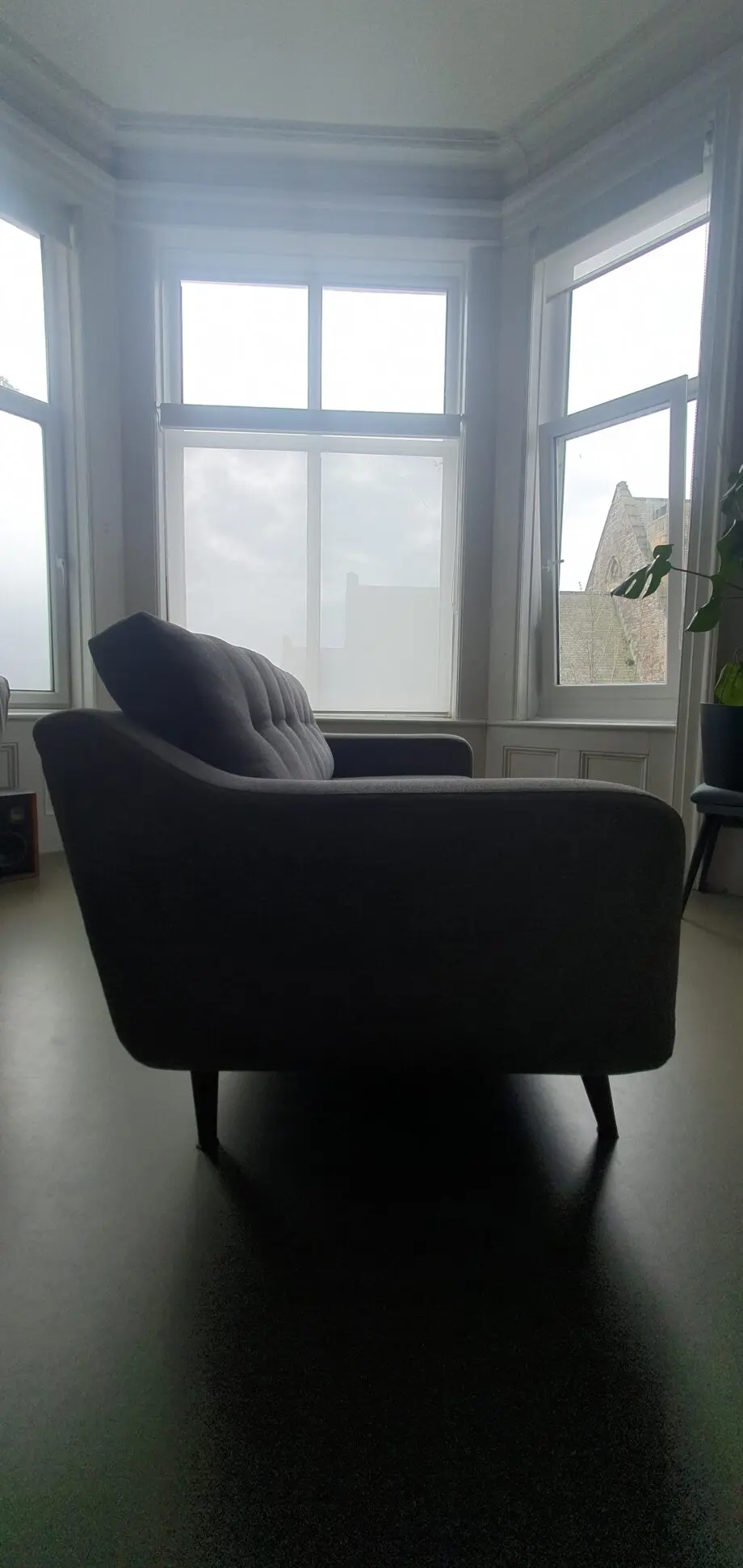 Barker and Stonehouse Grey Myers 3 seater sofa