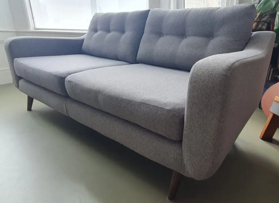 Barker and Stonehouse Grey Myers 3 seater sofa