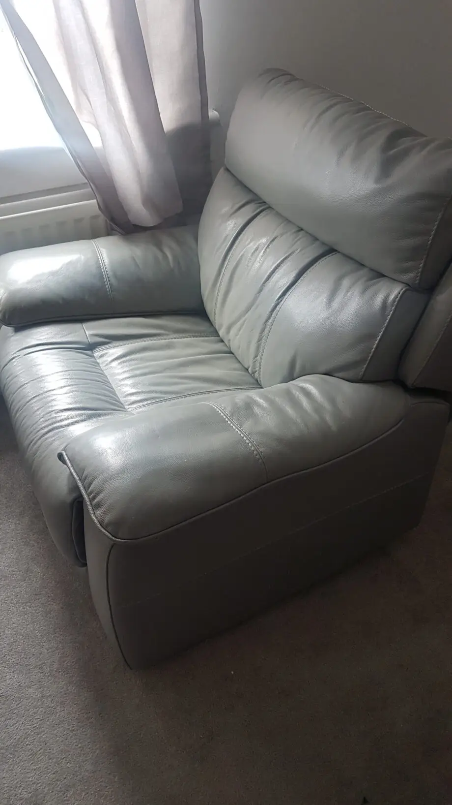 Power recliner gray