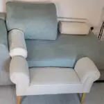 Green Chaise Longue Sofa Green PLUS mini Chaise Longue accompanier
