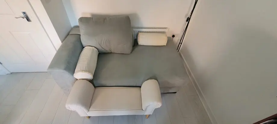 Green Chaise Longue Sofa Green PLUS mini Chaise Longue accompanier