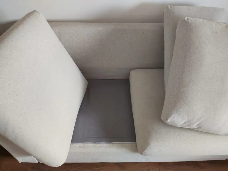 Ikea Vimle 2 seat sofa Beige - GREAT condition + free headrests