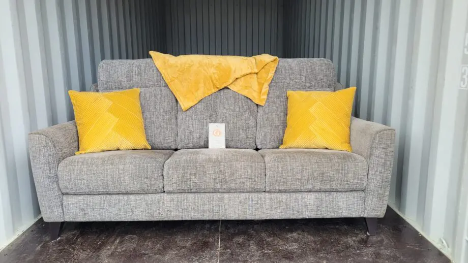 Grey Fabric | 3-Seater G PLAN Non-Recliner Sofa