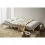 Innovation Living Recast Sofa Bed with Pocket Sprung Mattress, Dark Leg, Dark Blue Nist Blue