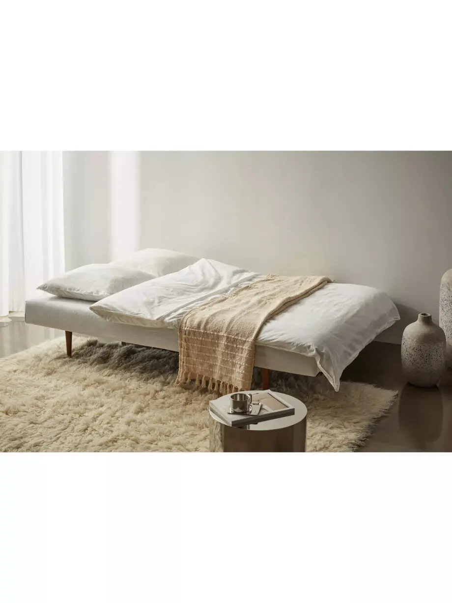 Innovation Living Recast Sofa Bed with Pocket Sprung Mattress, Dark Leg, Dark Blue Nist Blue